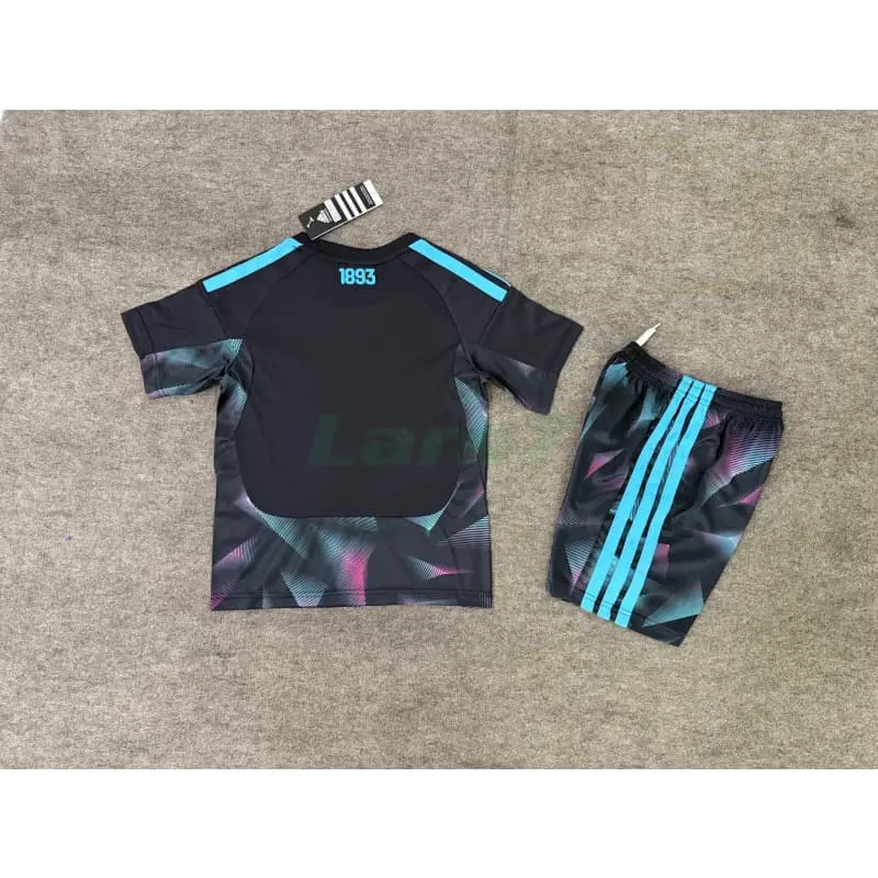 Camiseta de Portero Argentina 1ª Equipación Mundial 2026 Negro Niño Kit