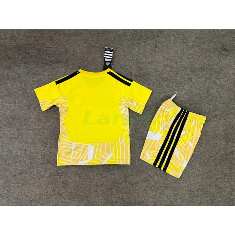 Camiseta de Portero Escocia 1ª Equipación Mundial 2026 Amarillo Niño Kit