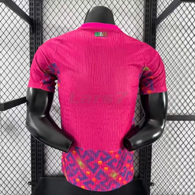 Camiseta de Portero México 1ª Equipación Mundial 2026 Rosa (EDICIÓN JUGADOR)