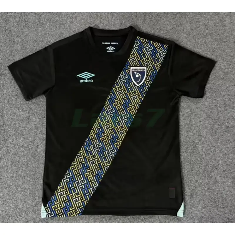 Camiseta Guatemala 3ª Equipación 2025 Negro/Azul/Marrón