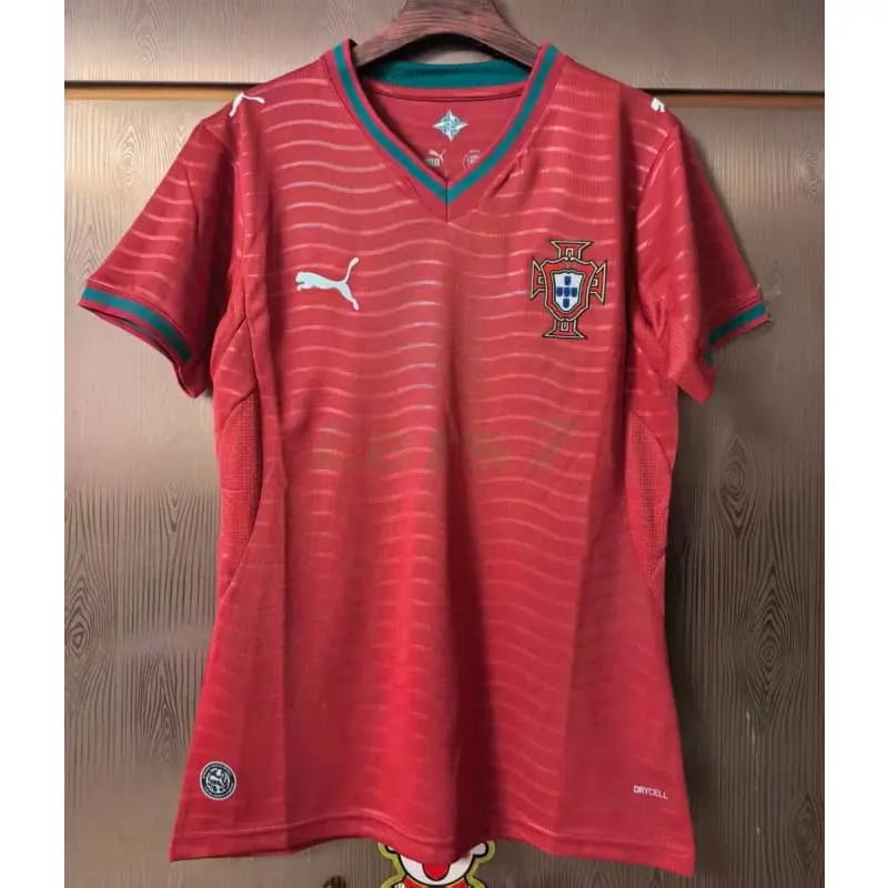 Camiseta Portugal 1ª Equipación Mundial 2026 Rojo Mujer