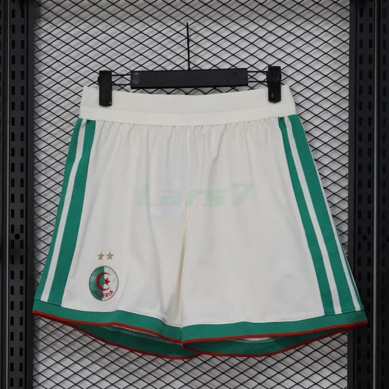 Pantalón Corto Argelia 1ª Equipación Mundial 2026 Blanco (EDICIÓN JUGADOR)