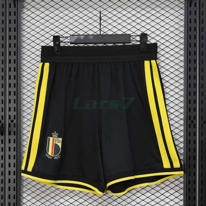 Pantalón Corto Bélgica 1ª Equipación Mundial 2026 Negro (EDICIÓN JUGADOR)
