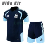 Camiseta de Entrenamiento Argentina 2026 Niño Kit Azul Marino	