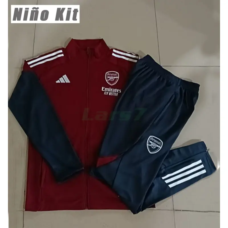 Chandal Arsenal 2025/2026 Niño Rojo/Azul Marino