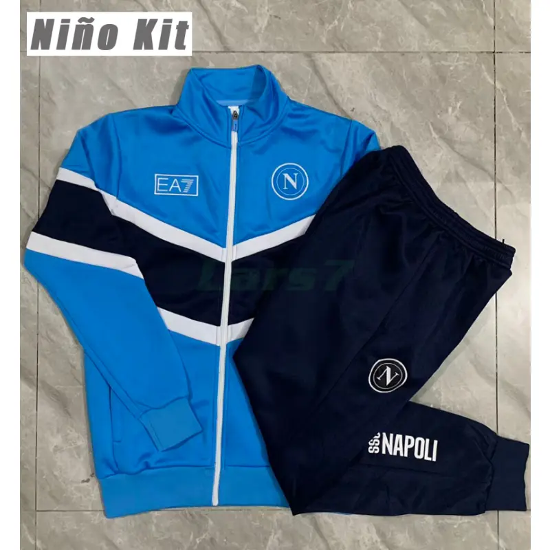 Chandal Napoli 2025/2026 Niño Azul/Negro