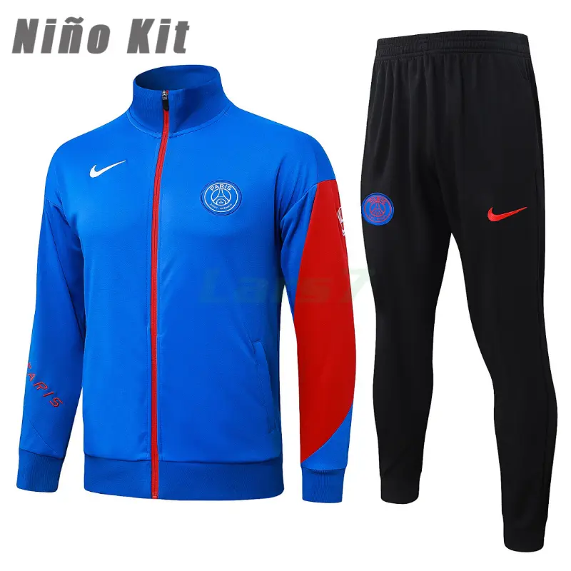 Chandal PSG 2025/2026 Niño Azul Claro/Rojo