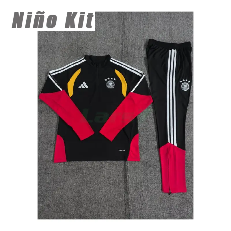 Sudadera de Entrenamiento Alemania 2026 Niño Kit Negro