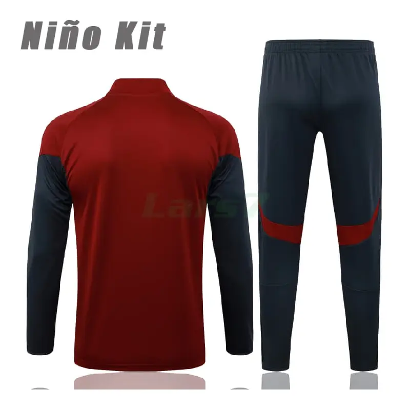 Sudadera De Entrenamiento Arsenal 2025/2026 Niño Kit Rojo/Azul Marino