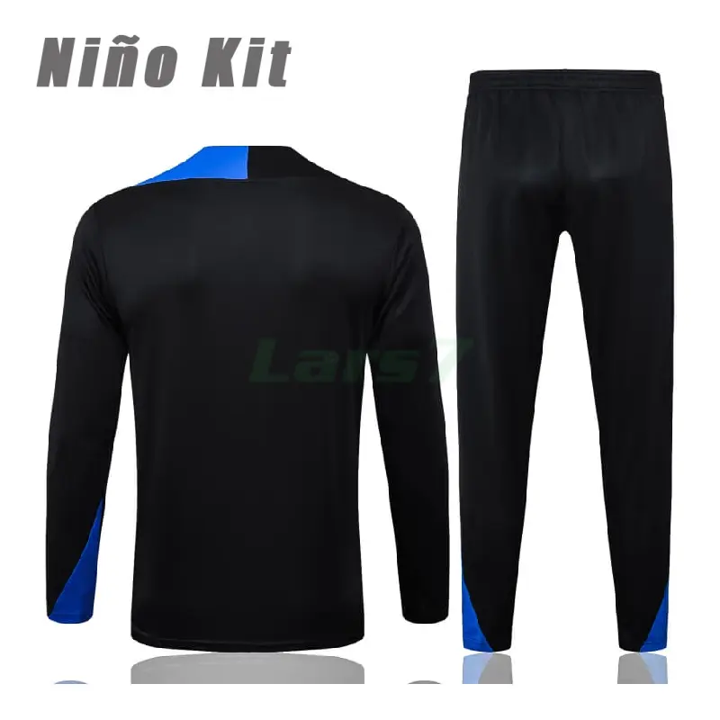 Sudadera De Entrenamiento PSG 2025/2026 Niño Kit Negro/Azul