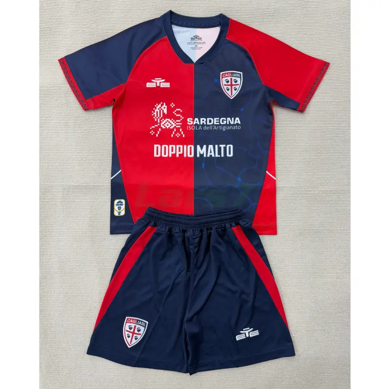 Camiseta Cagliari Calcio 1ª Equipación 2025/2026 Rojo/Azul