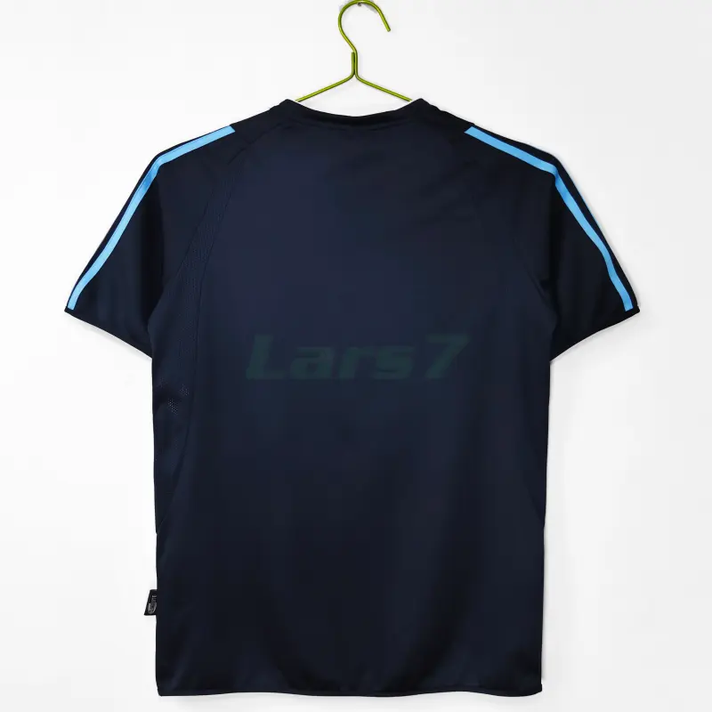 Camiseta Real Madrid 2ª Equipación Retro 2003/04 Azul Marino
