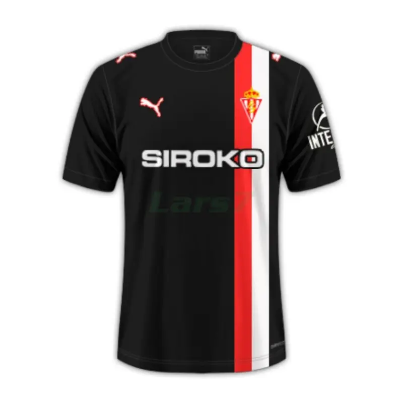 Camiseta Sporting de Gijón 2ª Equipación 2025/2026 con Parche La Liga