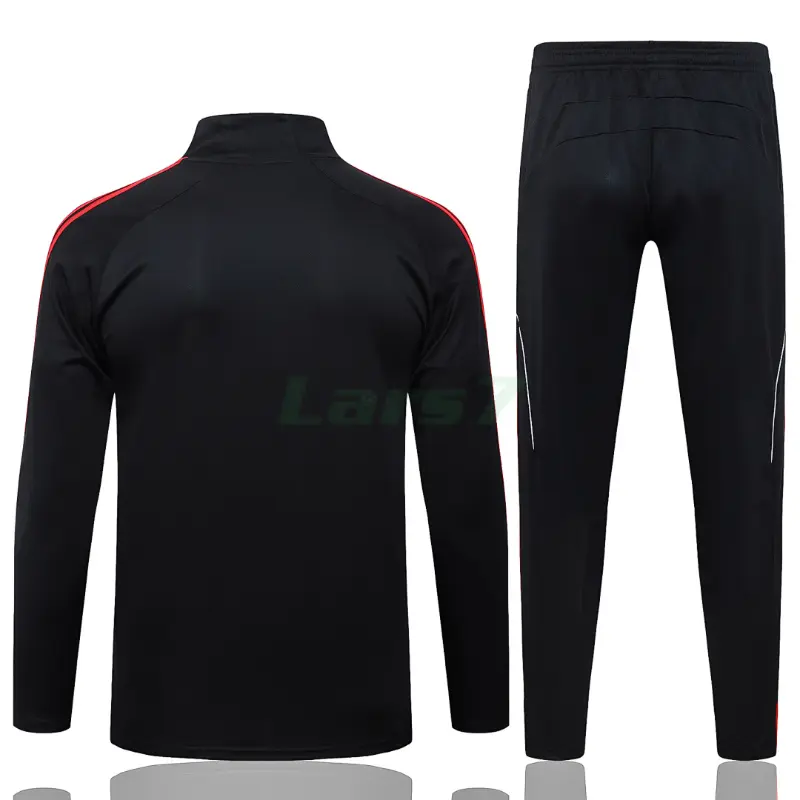 Sudadera De Entrenamiento Liverpool 2025/2026 Kit Negro/Rojo Versión Retro