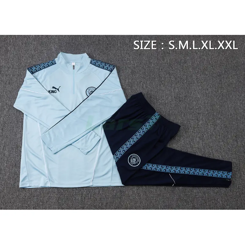 Sudadera De Entrenamiento Manchester City 2025/2026 Kit Azul Claro