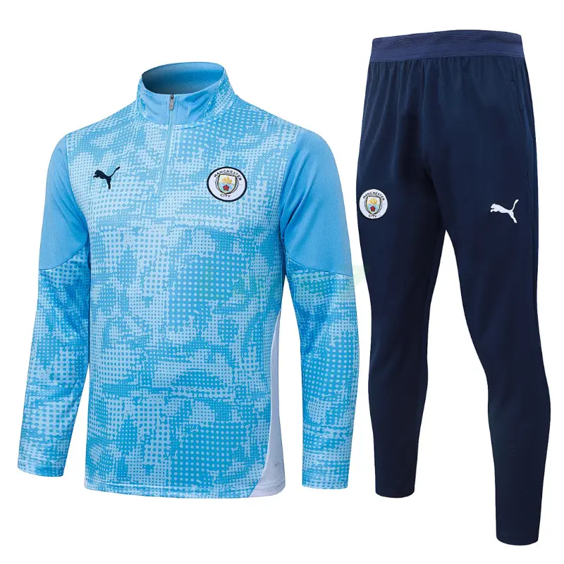 Sudadera De Entrenamiento Manchester City 2025/2026 Kit Azul Claro con Estampado