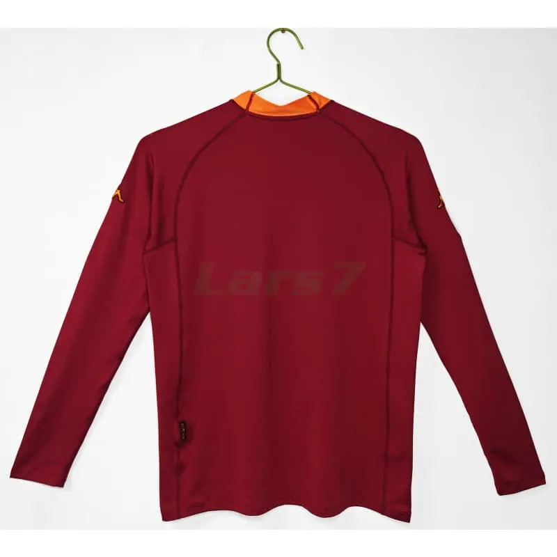 Camiseta AS Roma 1ª Equipación Retro 2000/2001 ML Rojo