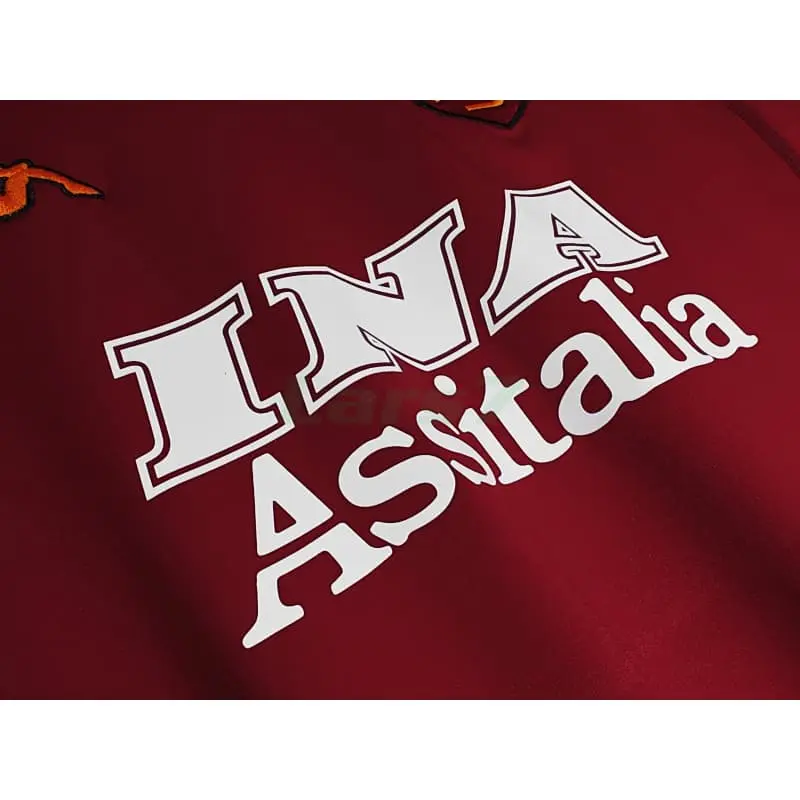 Camiseta AS Roma 1ª Equipación Retro 2000/2001 ML Rojo