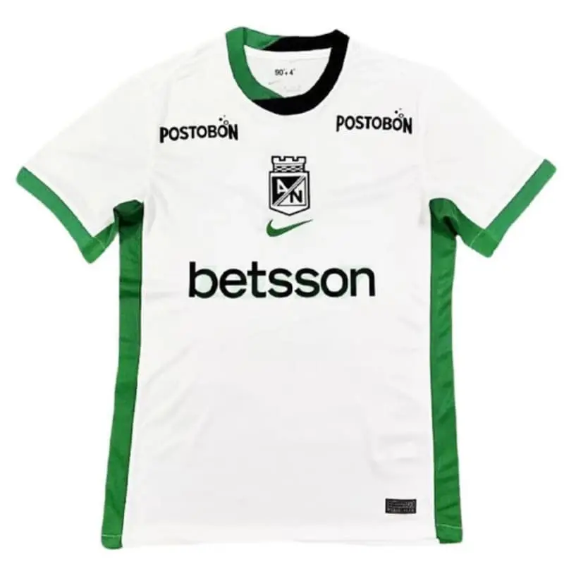 Camiseta Atlético Nacional 2ª Equipación 2026/2027 Blanco/Verde