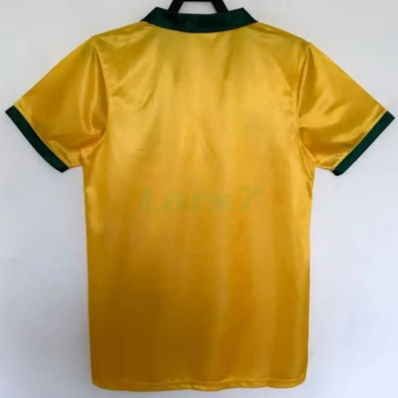 Camiseta Brasil 1ª Equipación Retro 1988 Amarillo/Verde