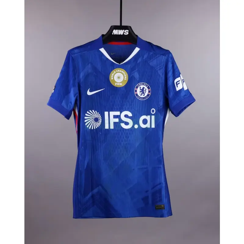 Camiseta Chelsea 1ª Equipación 2025/2026 Azul con Parche World Champions