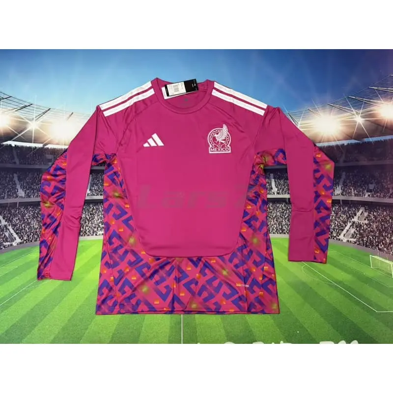 Camiseta de Portero México 1ª Equipación Mundial 2026 ML Rosa