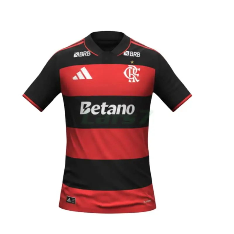 Camiseta Flamengo 1ª Equipación 2026/2027 Rojo/Negro