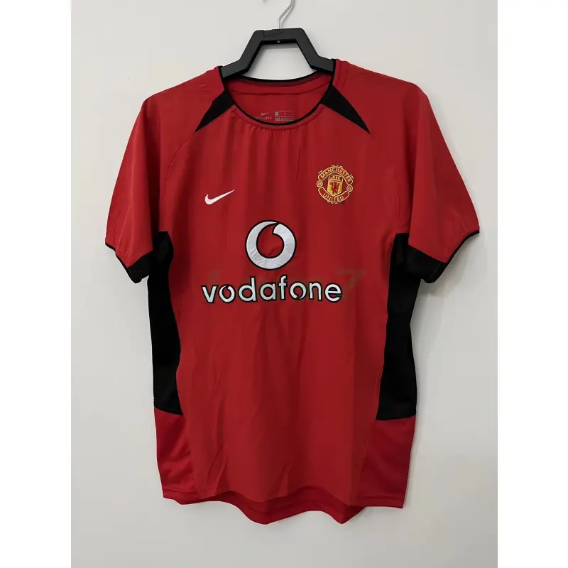 Camiseta Manchester United 1ª Equipación Retro 2002/04 Rojo