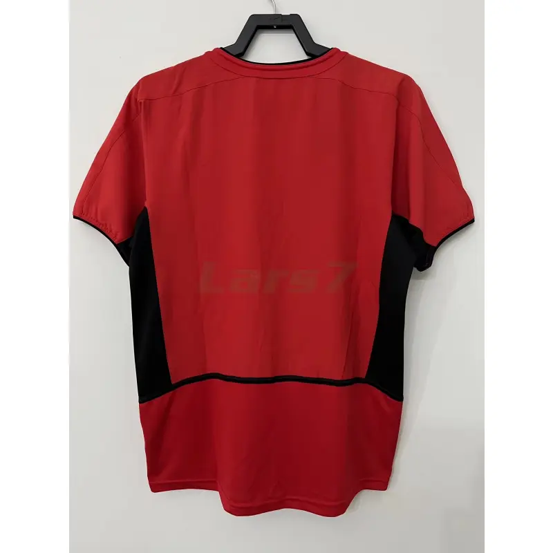 Camiseta Manchester United 1ª Equipación Retro 2002/04 Rojo