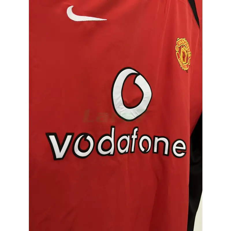 Camiseta Manchester United 1ª Equipación Retro 2002/04 Rojo