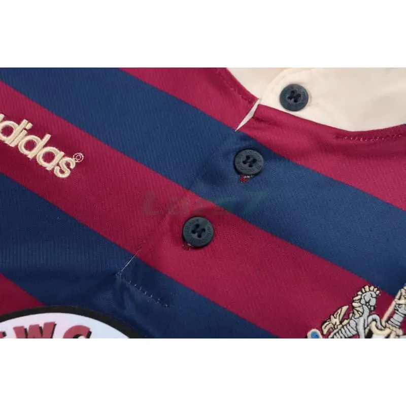 Camiseta Newcastle United 2ª Equipación Retro 1995/1997 Rojo/Azul Niño Kit