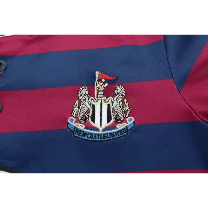 Camiseta Newcastle United 2ª Equipación Retro 1995/1997 Rojo/Azul Niño Kit
