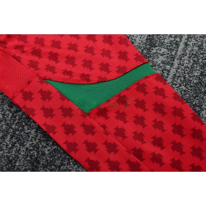 Camiseta Portugal 1ª Equipación Retro 2004 ML Rojo/Verde Niño Kit