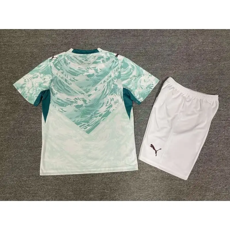 Camiseta Portugal Verde/Blanco Mundial 2026 Niño Kit