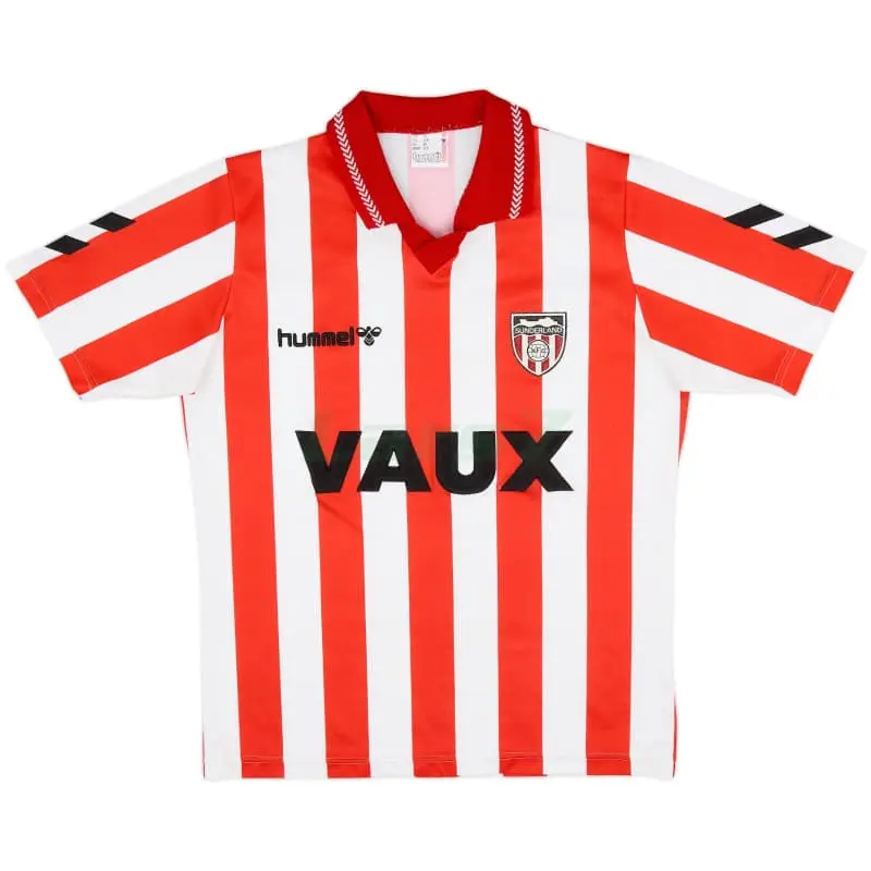 Camiseta Sunderland AFC 1ª Equipación Retro 1991/1994 Rojo/Blanco