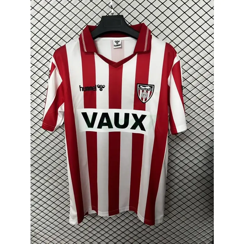 Camiseta Sunderland AFC 1ª Equipación Retro 1991/1994 Rojo/Blanco