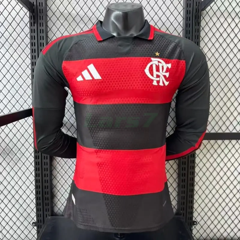 Camiseta Flamengo 1ª Equipación 2026/2027 ML Rojo/Negro (EDICIÓN JUGADOR)