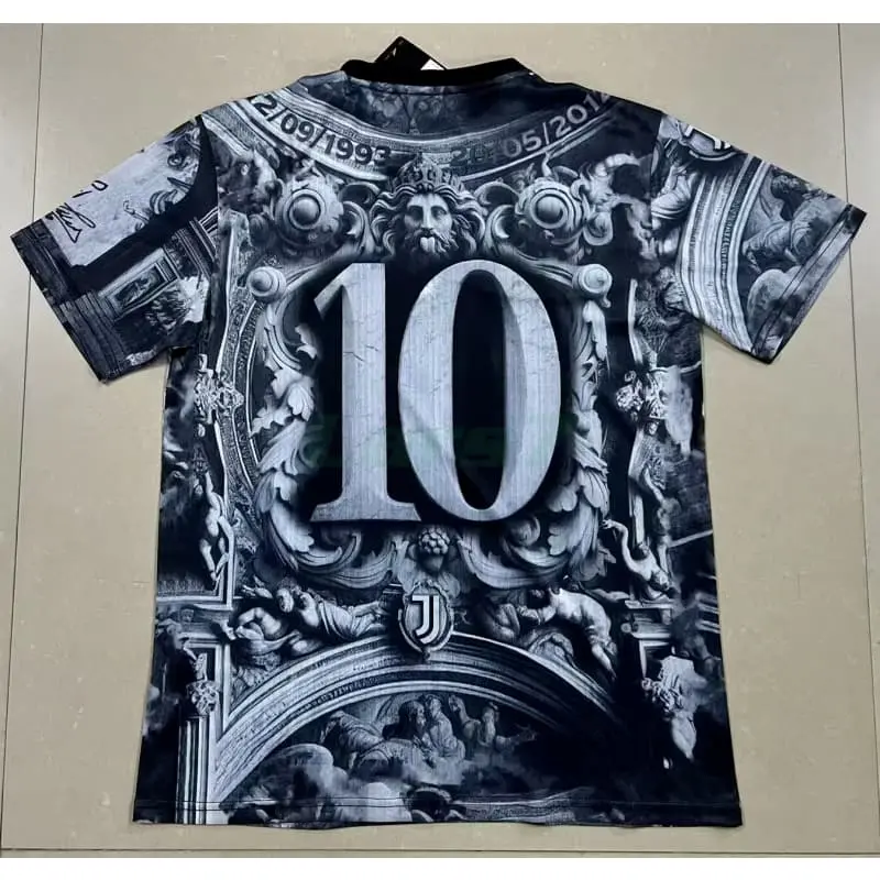 Camiseta Juventus 2025/2026 Pre-Match Gris/Negro