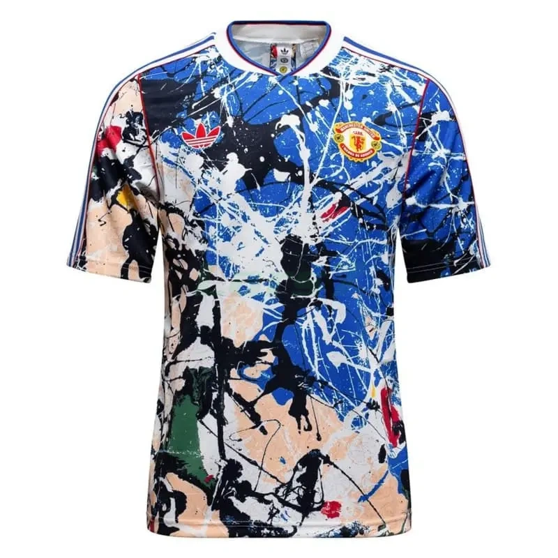 Camiseta Manchester United x Stone Roses 2025/26 Edición Especial Multicolor