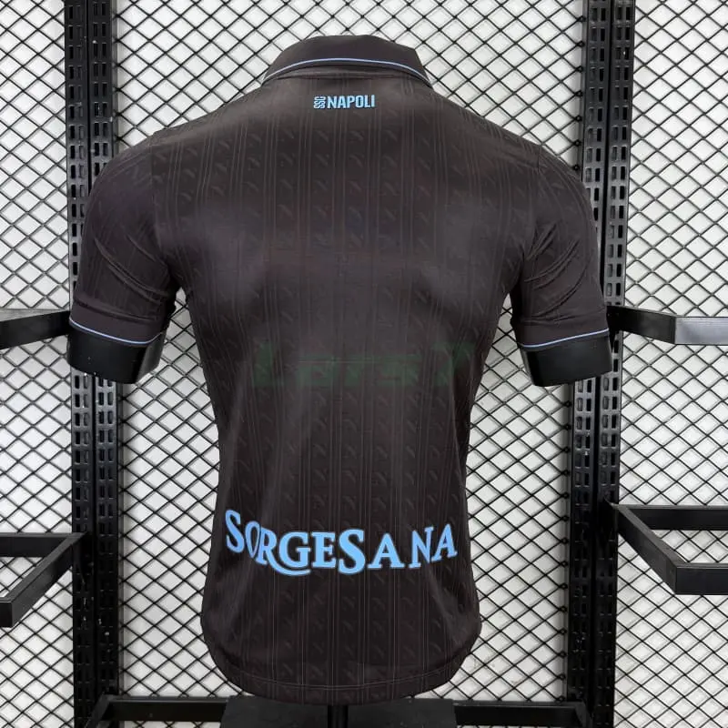 Camiseta Napoli 3ª Equipación 2025/2026 Negro (EDICIÓN JUGADOR)