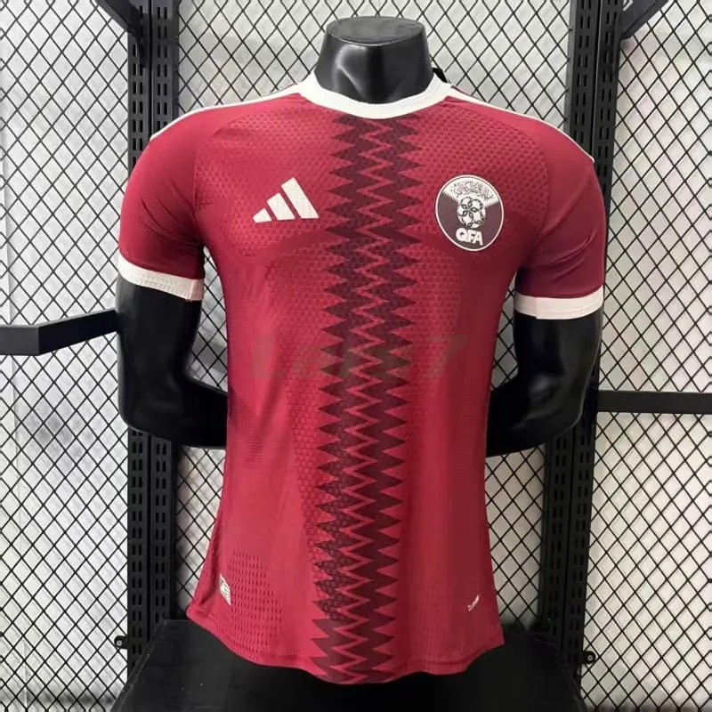 Camiseta Qatar 1ª Equipación Mundial 2026 Rojo (EDICIÓN JUGADOR)