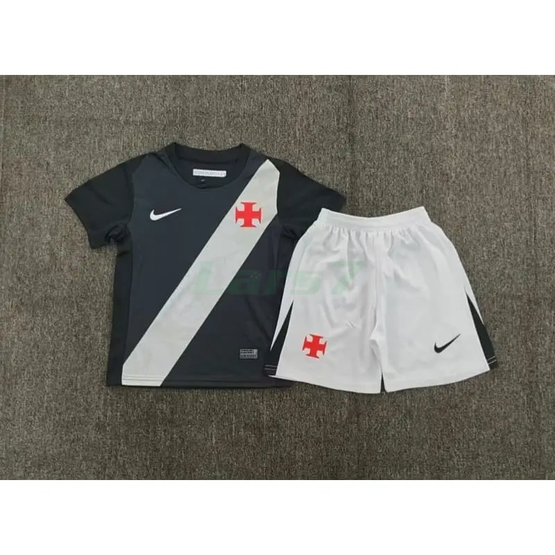 Camiseta Vasco da Gama 1ª Equipación 2026/2027 Negro/Blanco Niño Kit