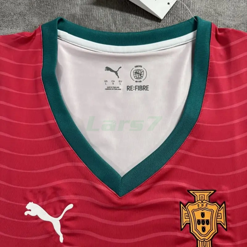 Top corto Portugal 1ª Equipación Mundial 2026 Amarillo Rojo/Verde Mujer