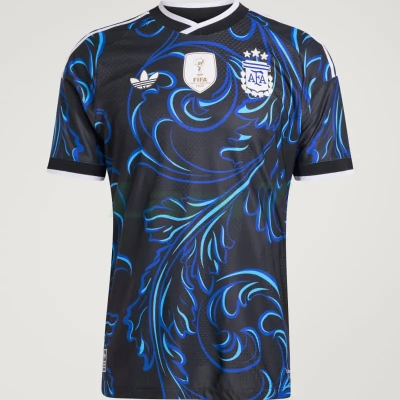 Camiseta Argentina 2ª Equipación Mundial 2026 Azul con FIFA2022
