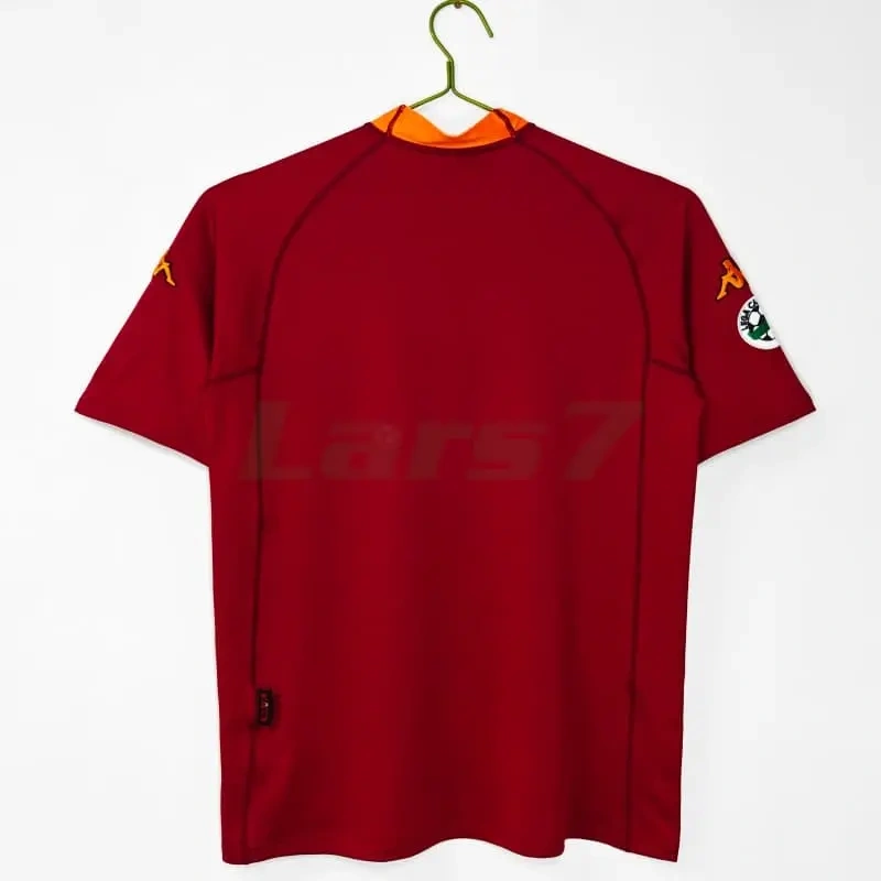 Camiseta AS Roma 1ª Equipación 2000/01 Retro Rojo