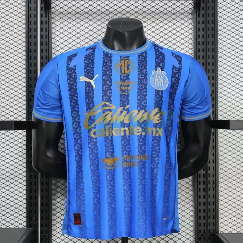 Camiseta Chivas 3ª Equipación 2026/2027 Azul/Dorado (EDICIÓN JUGADOR)