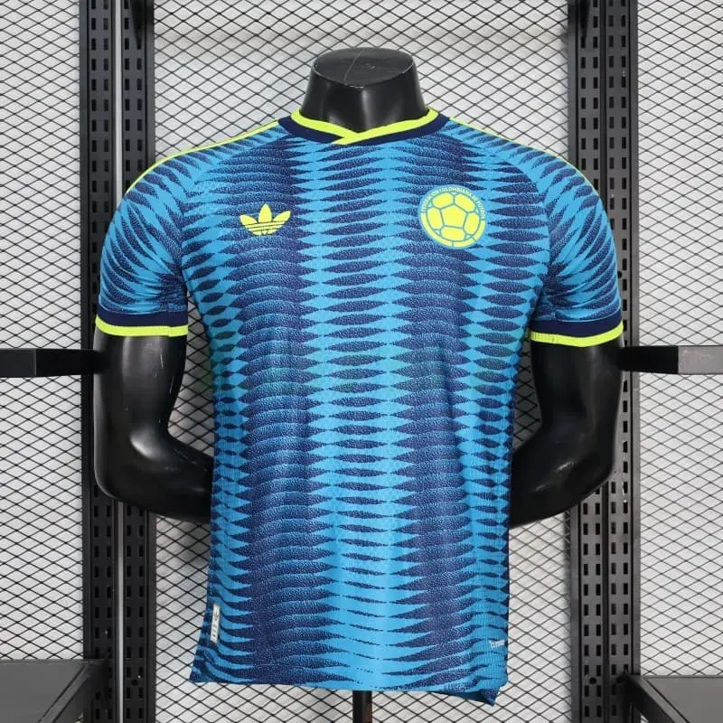 Camiseta Colombia 2ª Equipación 2026 Azul (EDICIÓN JUGADOR)