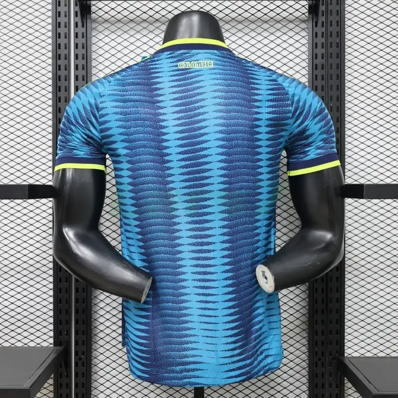 Camiseta Colombia 2ª Equipación 2026 Azul (EDICIÓN JUGADOR)
