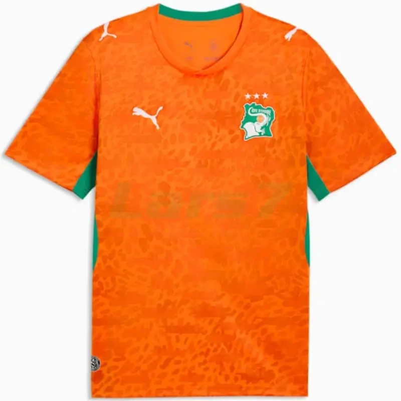Camiseta Costa de Marfil 1ª Equipación Mundial 2026 Naranja