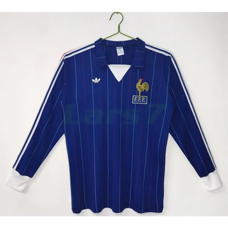 Camiseta Francia 1ª Equipación Retro 1980/82 ML Azul